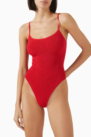 Petra One-piece Swimsuit in Crinkle Stretch Nylon