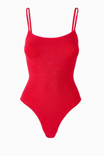 Petra One-piece Swimsuit in Crinkle Stretch Nylon