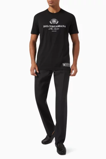 Logo Print T-shirt in Cotton