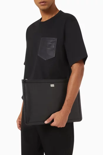 Large Pouch in Leather