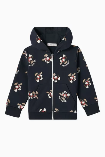 Logo Zip Hoodie