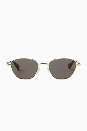 Core Range Cat-eye Sunglasses in Metal