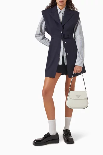 Striped Long-sleeve Shirt in Poplin