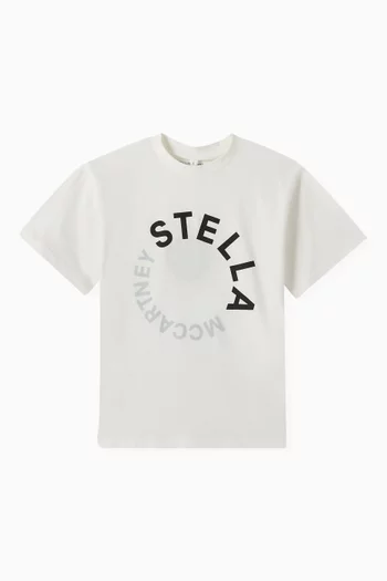 Pop Logo-print T-shirt in Organic Cotton