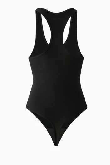 Ribbed Racerback Bodysuit