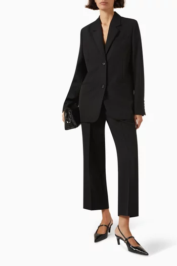 Tailored Suit Jacket in Wool Blend