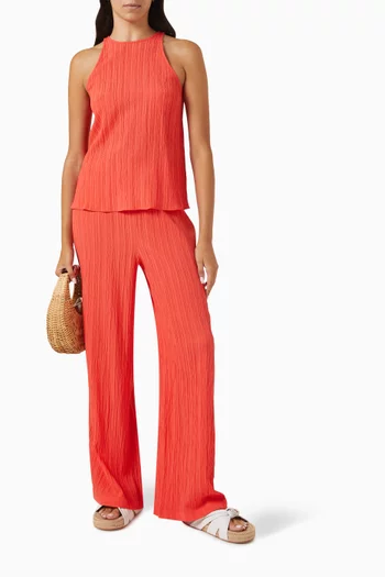 The Milly V-back top in Viscose Blend
