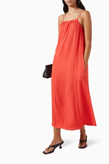 The Sarai Midi Dress in Viscose Blend