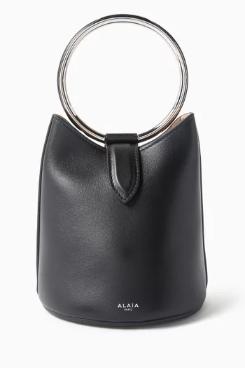 Mini Ring Bucket Bag in Calfskin