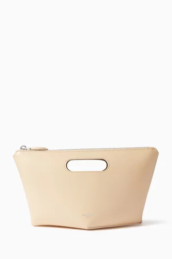 Small Folded Zipped Tote Bag in Calfskin