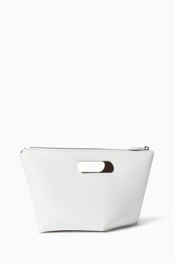 Small Folded Zipped Tote Bag in Calfskin