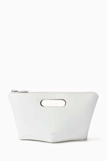 Small Folded Zipped Tote Bag in Calfskin