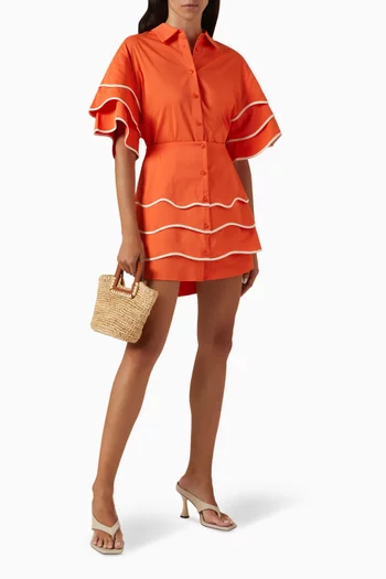 Solan Mini Dress in Cotton-blend