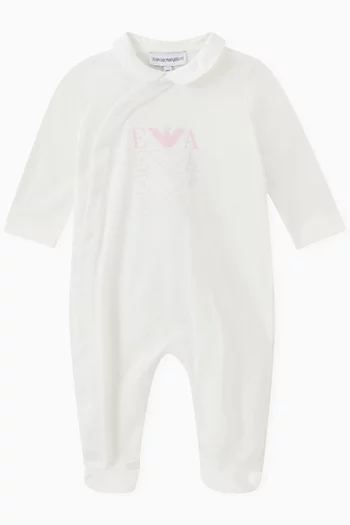 EA Logo Sleepsuit in Cotton