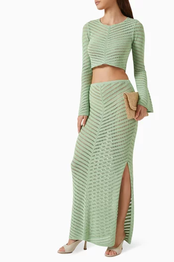 Raya Knit Top in Viscose Blend