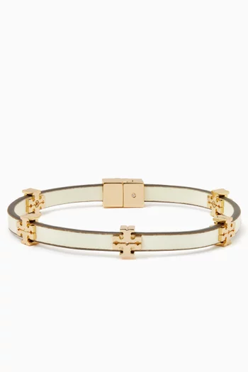 Eleanor Bracelet in Brass & Leather