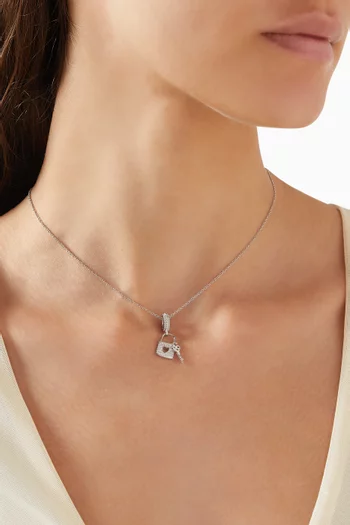 Khailo Lock & Key Necklace in Sterling Silver
