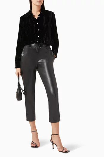 Xanadu Buttoned Shirt in Velvet