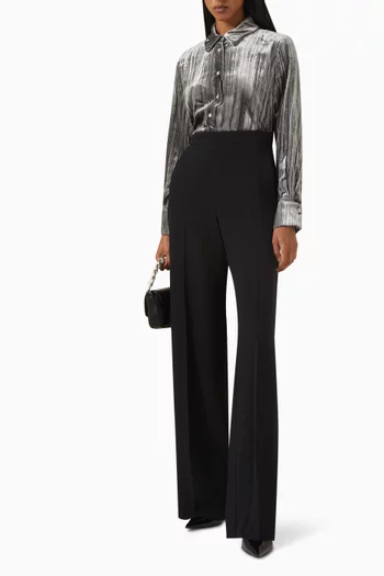 Xanadu Buttoned Shirt in Velvet