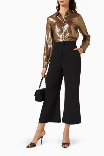 Aller Shirt in Shiny Viscose-blend