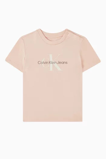 Monogram T-shirt in Organic Cotton