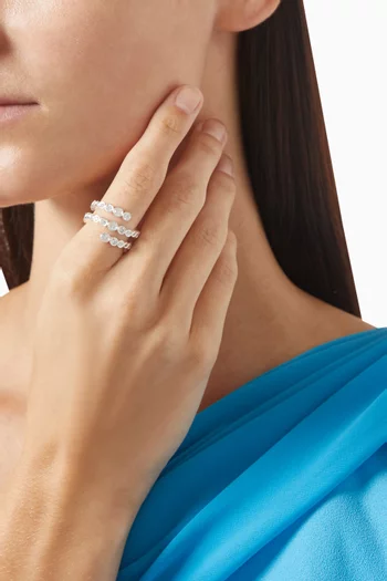 Odette Spiral Ring in Sterling Silver