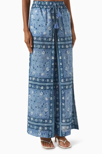 بنطال صن شاين بانديت واسع الساقين