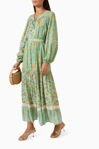 Melody Floral Maxi Skirt