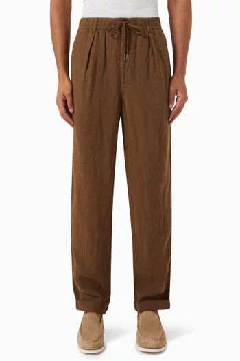 Drawstring Relaxed-fit Pants