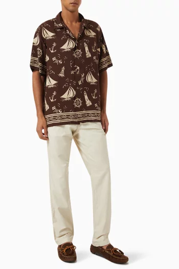 Rustic Shirt in Cotton-linen
