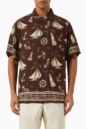 Rustic Shirt in Cotton-linen