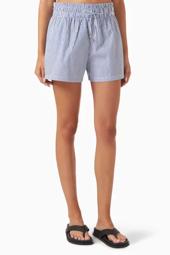 Annie Striped Shorts in Cotton