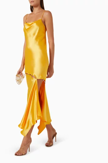 Halewood Maxi Dress in Satin