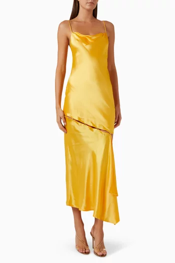 Halewood Maxi Dress in Satin