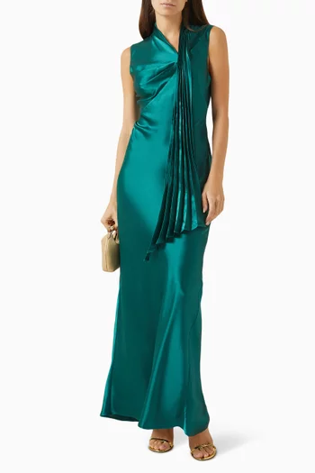 Jeffries Maxi Dress in Satin
