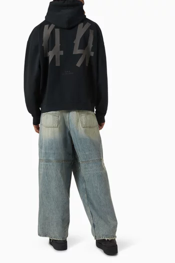 Lasered Classic Hoodie in Cotton