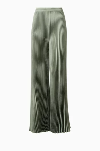 Bisous Pleated Wide-leg Pants