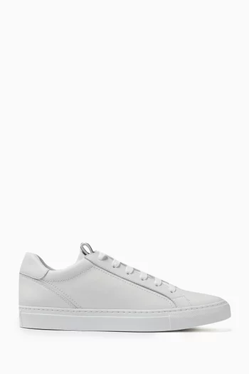 Monili-embellished Sneakers in Leather