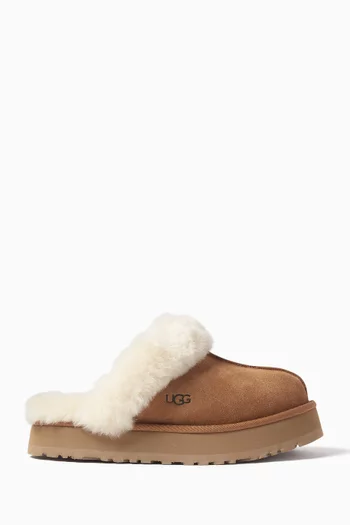 Disquette Fur Flatform Slipper