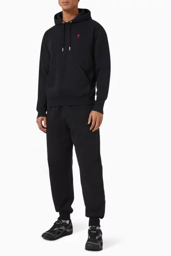 Ami De Coeur Hoodie in Cotton-fleece