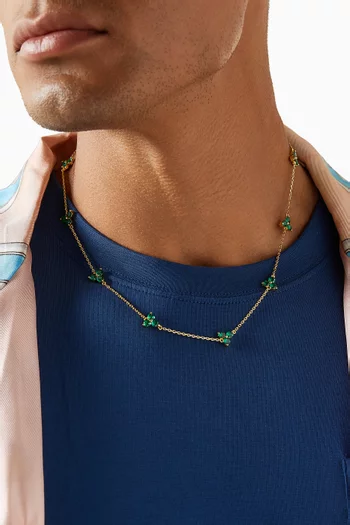 Como Necklace in Gold-plated Silver