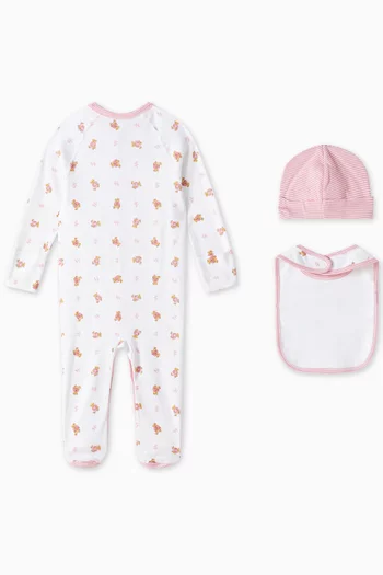 Polo Bear 3-piece Gift Set in Cotton