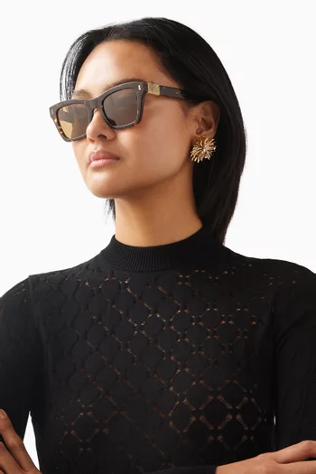Concerto Square Sunglasses in Acetate