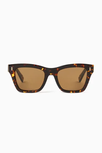 Concerto Square Sunglasses in Acetate