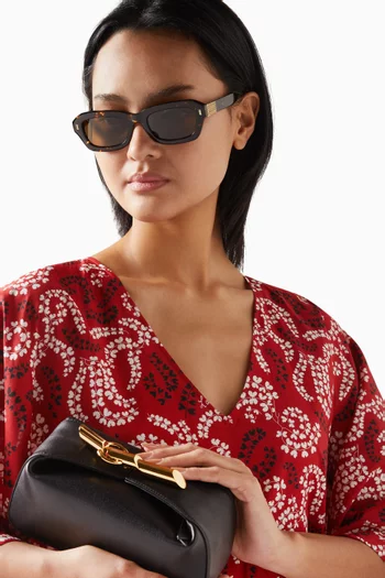 Concerto Rectangle Sunglasses in Acetate