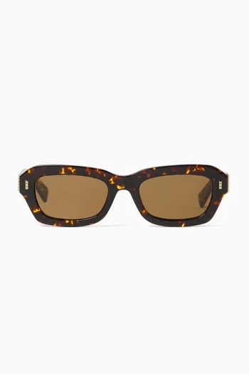Concerto Rectangle Sunglasses in Acetate