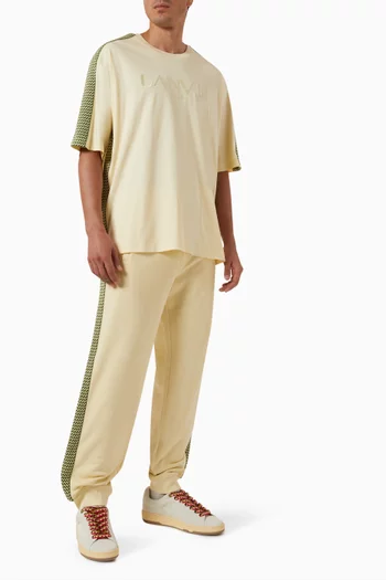 Logo Side Curb Oversized T-shirt in Cotton