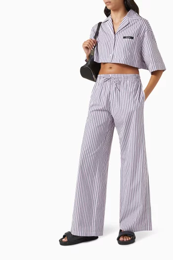 Striped Pants in Cotton