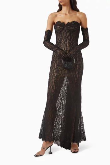 Kiera Corset Gown in Lace