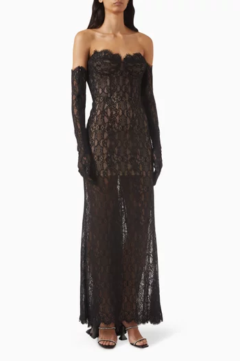 Kiera Corset Gown in Lace